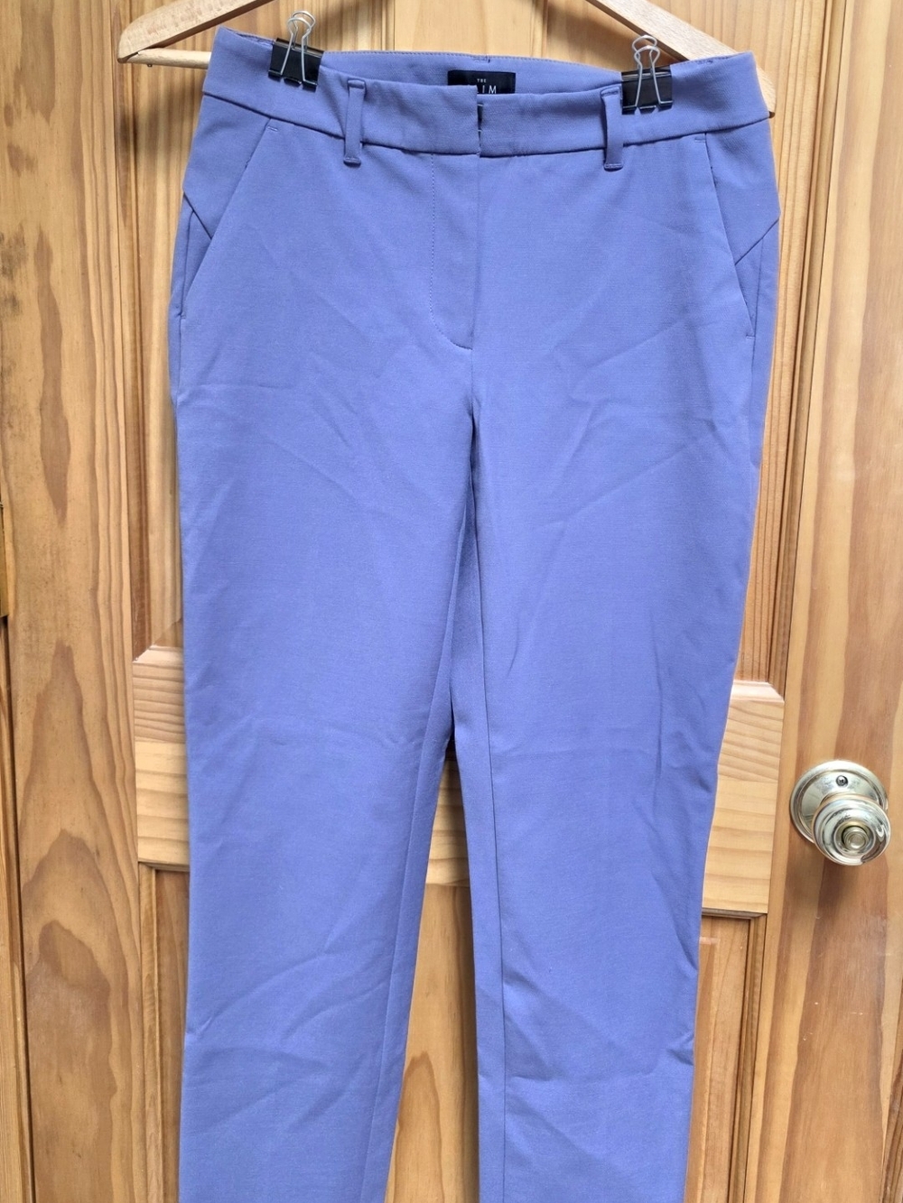 White House Black Market Lavender Cropped Slim Ankle Dress Pants